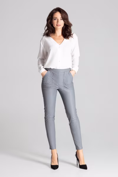 Spodnie Damskie Model L072 Grey - Lenitif — zdjęcie 1