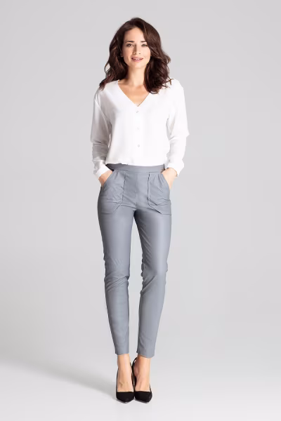 Spodnie Damskie Model L072 Grey - Lenitif — zdjęcie 2