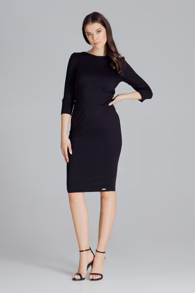 Sukienka Model L079 Black - Lenitif — zdjęcie 1