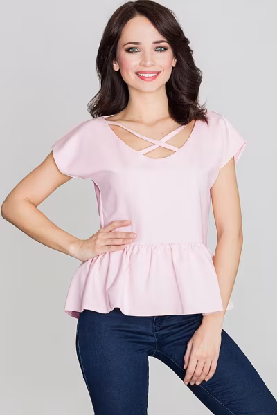 Bluzka Model K396 Pink - Lenitif — zdjęcie 1