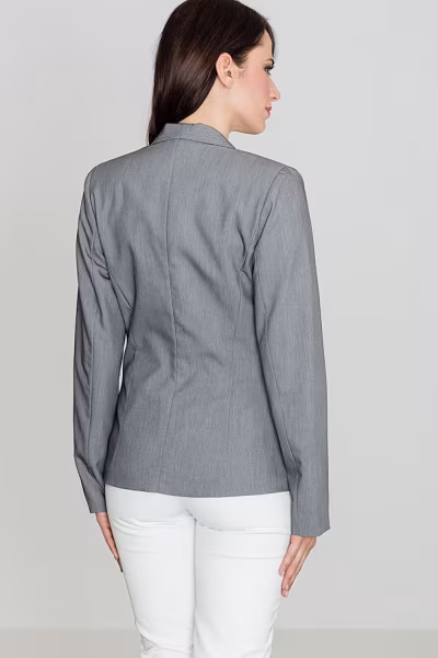 Żakiet Model K387 Grey - Lenitif — zdjęcie 2