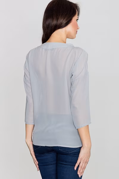 Bluzka Model K138 Grey - Lenitif — zdjęcie 2