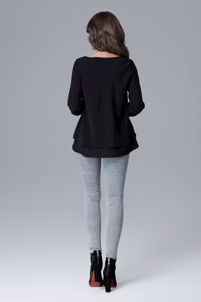 Bluzka Model L020 Black - Lenitif — zdjęcie 3