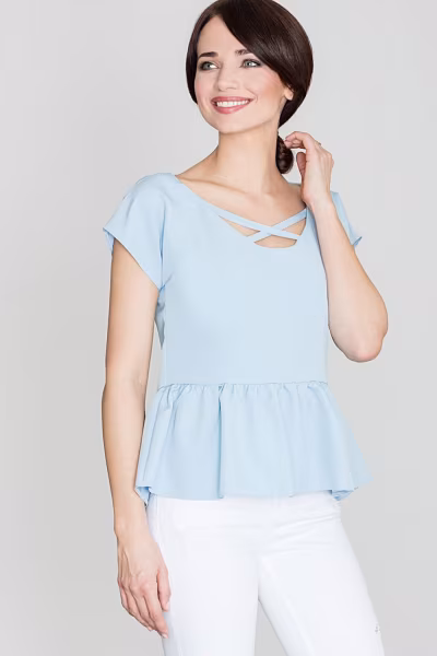 Bluzka Model K396 Blue - Lenitif — zdjęcie 1