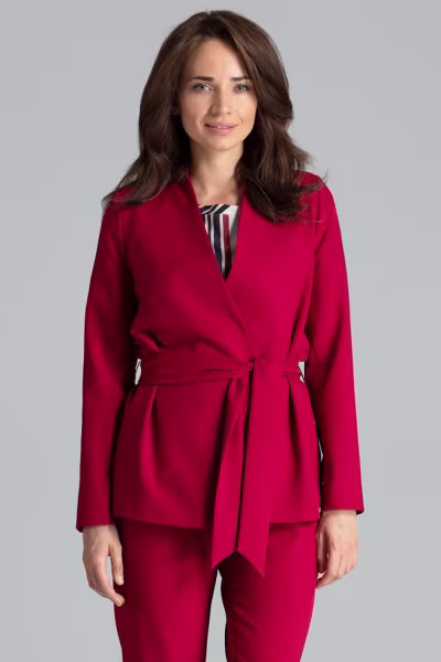Żakiet Model L061 Bordo - Lenitif — zdjęcie 1