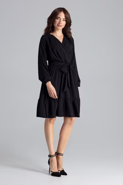 Sukienka Model L053 Black - Lenitif — zdjęcie 2