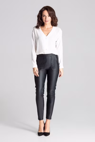 Spodnie Damskie Model L072 Black - Lenitif — zdjęcie 1