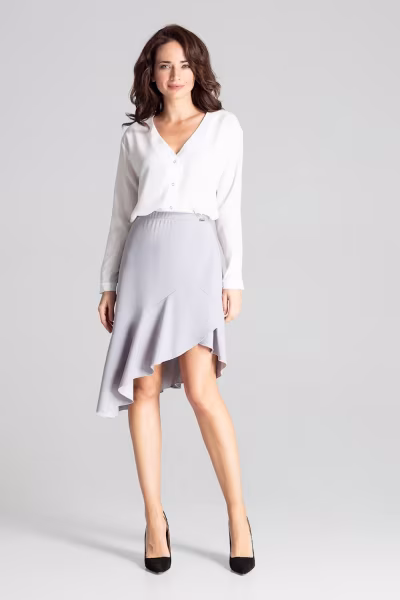 Spódnica Model L065 Grey - Lenitif — zdjęcie 1