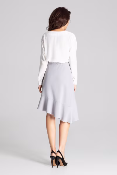 Spódnica Model L065 Grey - Lenitif — zdjęcie 3
