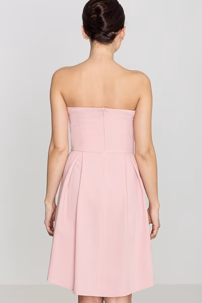 Sukienka Model K368 Pink - Lenitif — zdjęcie 2