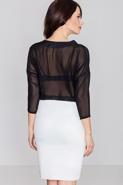 Bluzka Model K138 Black - Lenitif — zdjęcie 2