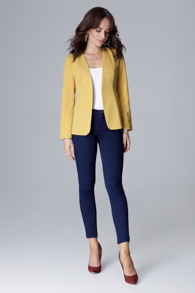 Żakiet Model L005 Yellow - Lenitif — zdjęcie 2