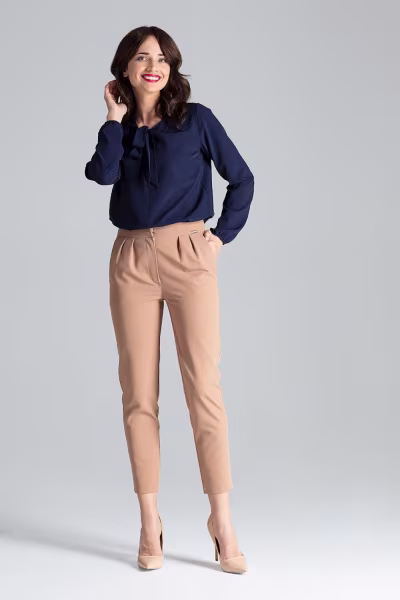 Bluzka Model L030 Navy - Lenitif — zdjęcie 2