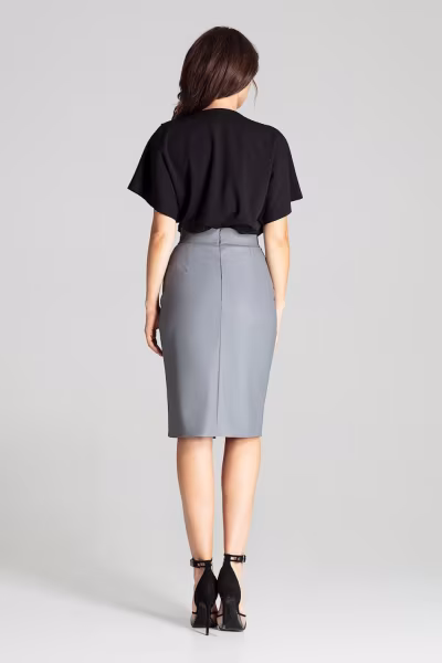 Spódnica Model L071 Grey - Lenitif — zdjęcie 3