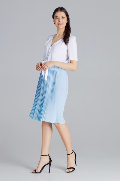 Spódnica Model L078 Blue - Lenitif — zdjęcie 2
