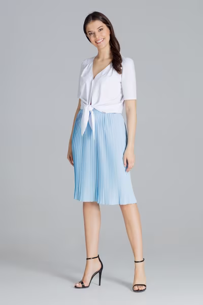 Spódnica Model L078 Blue - Lenitif — zdjęcie 3