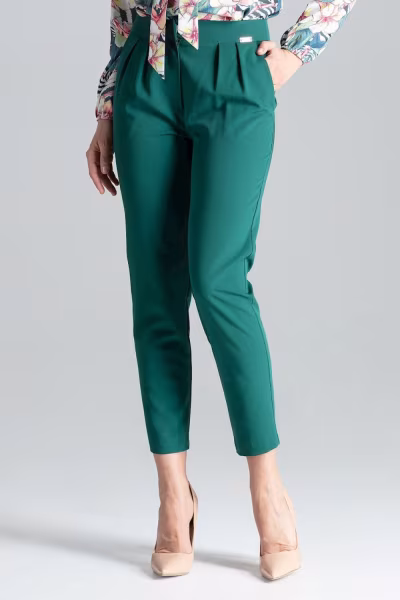 Spodnie Damskie Model L028 Green - Lenitif — zdjęcie 1