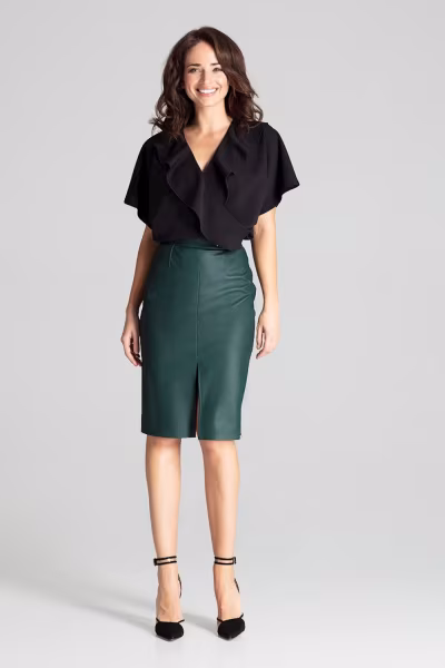 Spódnica Model L071 Green - Lenitif — zdjęcie 1