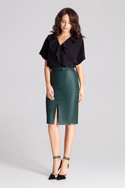 Spódnica Model L071 Green - Lenitif — zdjęcie 2