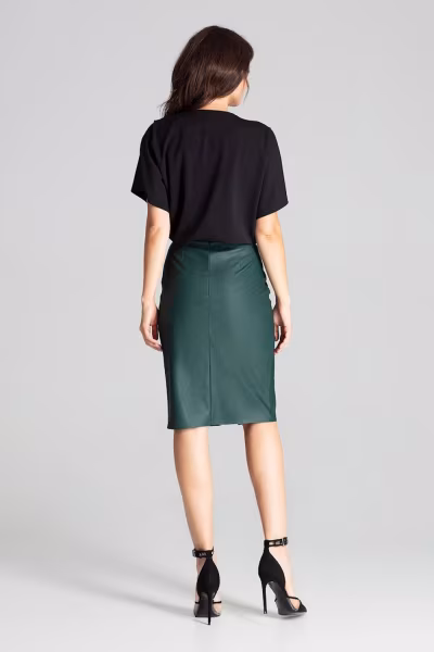 Spódnica Model L071 Green - Lenitif — zdjęcie 3