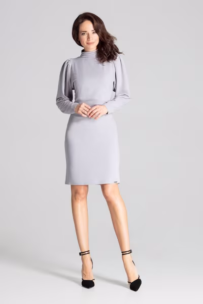 Sukienka Model L064 Grey - Lenitif — zdjęcie 1