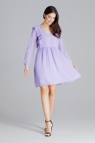 Sukienka Model L083 Violet - Lenitif — zdjęcie 3