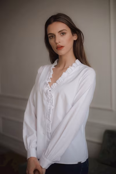 Bluzka ModelL077 White - Lenitif — zdjęcie 1