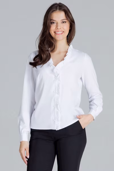 Bluzka ModelL077 White - Lenitif — zdjęcie 3