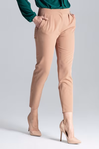 Spodnie Damskie Model L028 Brown - Lenitif — zdjęcie 1