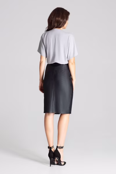 Spódnica Model L071 Black - Lenitif — zdjęcie 3
