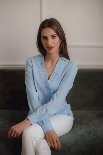 Bluzka Model L077 Blue - Lenitif — zdjęcie 1