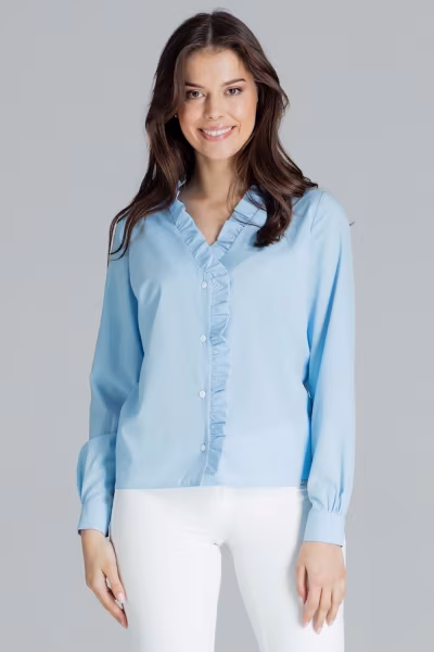 Bluzka Model L077 Blue - Lenitif — zdjęcie 2