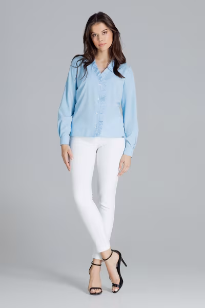 Bluzka Model L077 Blue - Lenitif — zdjęcie 3