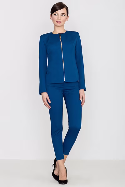 Spodnie Damskie Model K300 Blue - Lenitif — zdjęcie 1