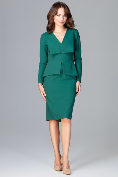 Sukienka Model K491 Green - Lenitif — zdjęcie 1