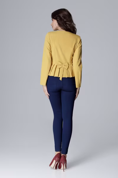 Żakiet Model L008 Yellow - Lenitif — zdjęcie 3