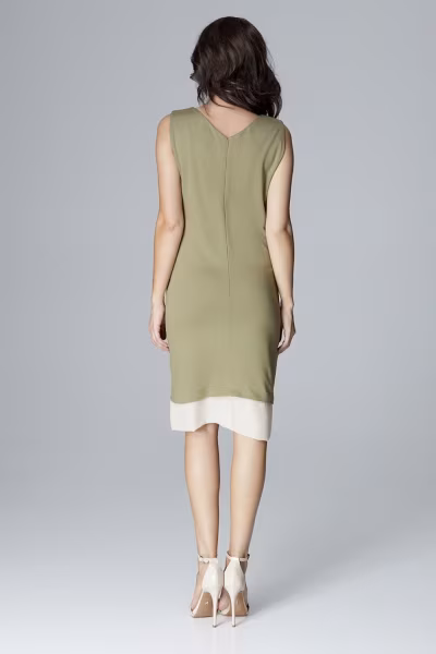 Sukienka Model L016 Olive - Lenitif — zdjęcie 2