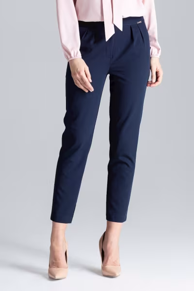 Spodnie Damskie Model L028 Navy - Lenitif — zdjęcie 1