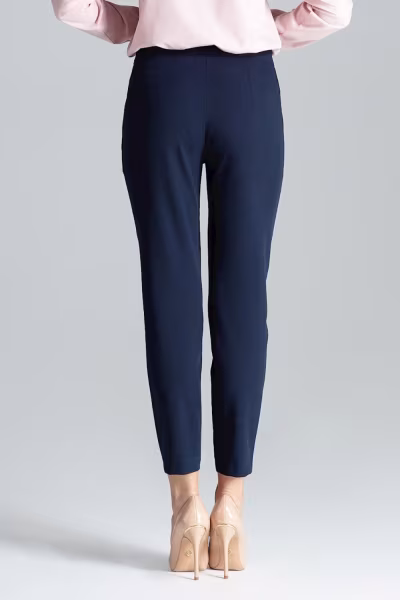 Spodnie Damskie Model L028 Navy - Lenitif — zdjęcie 3