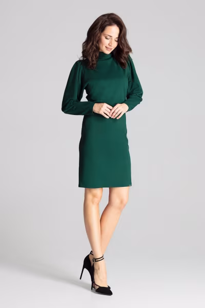 Sukienka Model L064 Green - Lenitif — zdjęcie 2