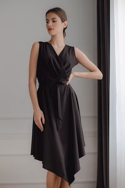 Sukienka Model L080 Black - Lenitif — zdjęcie 1