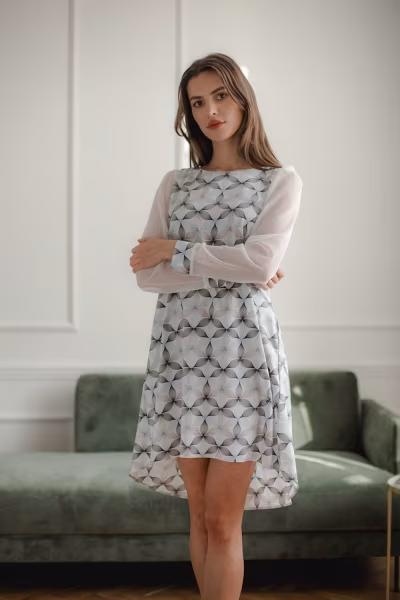 Sukienka Model L082 Wzór 114 - Lenitif — zdjęcie 1