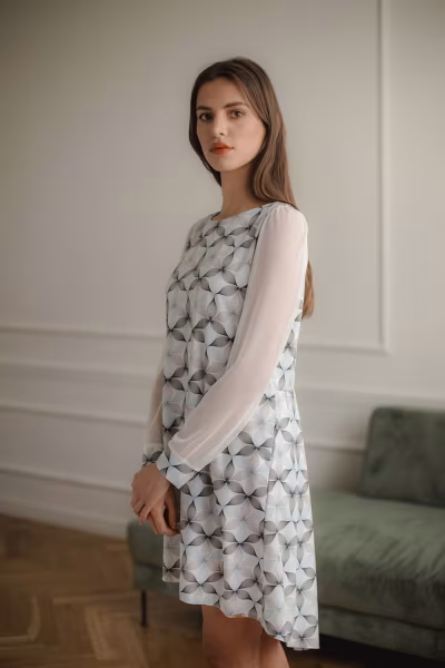 Sukienka Model L082 Wzór 114 - Lenitif — zdjęcie 2