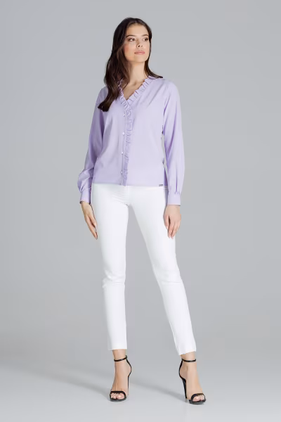 Bluzka Model L077 Violet - Lenitif — zdjęcie 3