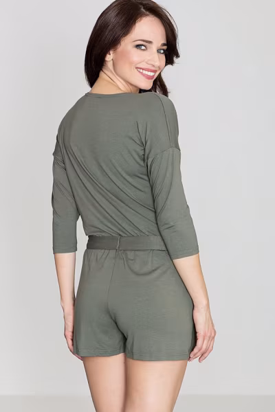 Kombinezon Damski Model K374 Oliwka - Lenitif — zdjęcie 2
