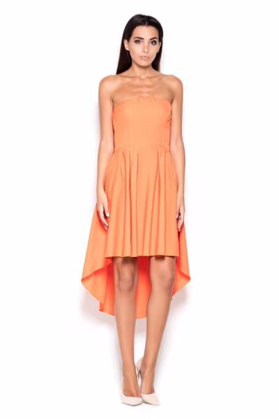 Sukienka Model K031 Orange - Lenitif — zdjęcie 1