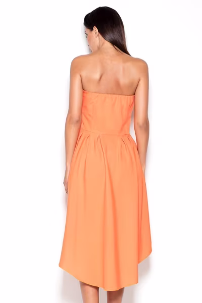 Sukienka Model K031 Orange - Lenitif — zdjęcie 2