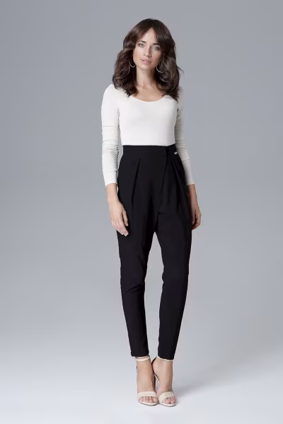 Spodnie Damskie Model L018 Black - Lenitif — zdjęcie 1