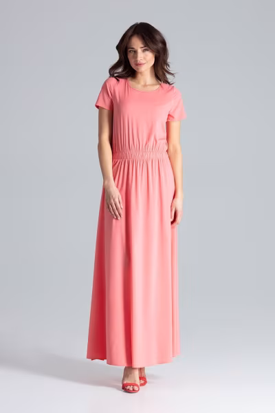 Sukienka Model L042 Coral - Lenitif — zdjęcie 1