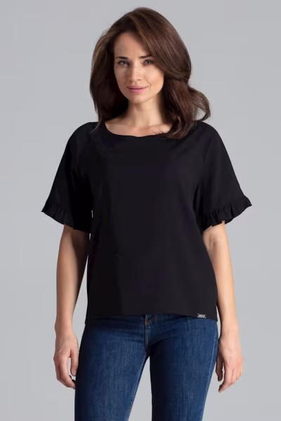 Bluzka Model L052 Black - Lenitif — zdjęcie 1